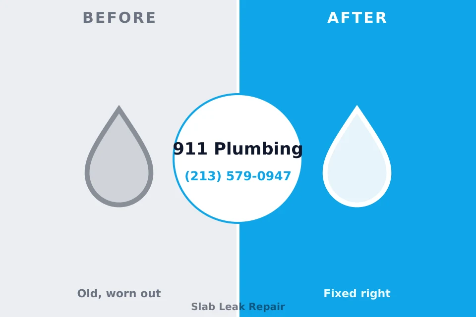 Before and after: plumbing company Fowler, CA